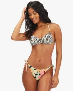 Buy ❤️ Billabong Pretty Daze Shirred Trilet Reversible 👙 Bikini Top MULTI ❤️ -Color of the season Shop abjx300623 billabongw mul frt1 1