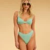 Promo 🎁 Billabong Salty Blonde Sunset Rib Emma Underwire 👙 Bikini Top WASHED GRASS 🌟 -Color of the season Shop abjx300649 billabongw gjf0 frt1