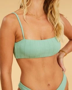 Brand new ❤️ Billabong Salty Blonde Sunset Rib Tank 👙 Bikini Top WASHED GRASS 🔥 -Color of the season Shop abjx300650 billabongw gjf0 dtl1 1