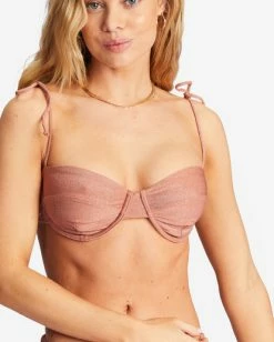Buy 👏 Billabong Starry Eyes Underwire 👙 Bikini Top SWEET CHOCOLATE ✨ -Color of the season Shop abjx300671 billabongw cnn0 dtl1 1