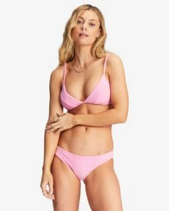 Hot Sale 🔥 Billabong In The Loop Fixed Triangle 👙 Bikini Top PINK SKIES 🤩 -Color of the season Shop abjx300678 billabongw mfr0 frt1 1