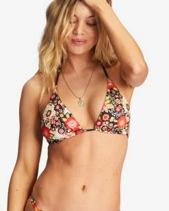 Best Pirce 😍 Billabong Magic Hour Reversible Multi-Way Triangle 👙 Bikini Top MULTI 🥰 -Color of the season Shop abjx300681 billabongw mul dtl1 1