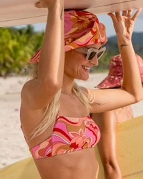 Buy 🛒 Billabong Pretty Groovy Square Bralette 👙 Bikini Top MULTI 🧨
