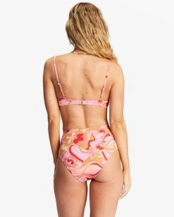 Buy 🛒 Billabong Pretty Groovy Square Bralette 👙 Bikini Top MULTI 🧨 -Color of the season Shop abjx300687 billabongw mul bck1 1