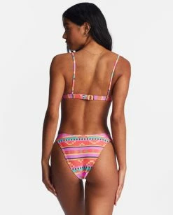 Cheapest 🤩 Billabong Baja Rising Coco Bralette 👙 Bikini Top BRIGHT POPPY 🤩 -Color of the season Shop abjx300717 billabongw rne0 bck1 1