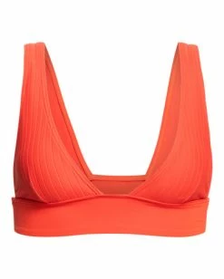 Cheapest 🔥 Billabong Lined Up Remi Plunge Triangle 👙 Bikini Top BRIGHT POPPY 🥰 -Color of the season Shop abjx300733 billabongv rne0 frt1 1
