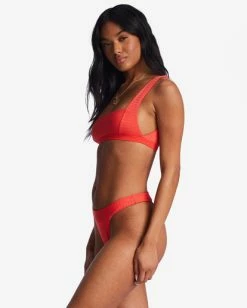 Best Sale ✔️ Billabong Lined Up Tank 👙 Bikini Top BRIGHT POPPY ⌛ -Color of the season Shop abjx300735 billabongw rne0 sd1 1