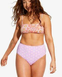 Deals 🤩 Billabong X Smiley Good Times Zoe Reversible Crop 👙 Bikini Top MULTI 🧨 -Color of the season Shop abjx300755 billabongw mul dtl1 1