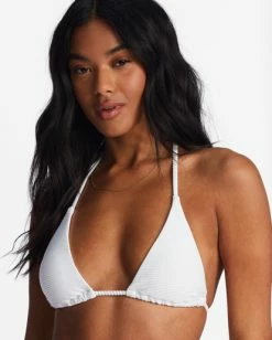 Hot Sale 👍 Billabong Tanlines Multi Triangle 👙 Bikini Top PINK DAZE ❤️ -Color of the season Shop abjx300762 billabongw wht dtl1 1