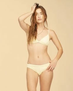 Best Sale ⌛ Billabong Wrangler Face The Sun Biarritz 👙 Bikini Bottoms RETRO YELLOW 🥰 -Color of the season Shop abjx400344 billabongw yek0 frt1 1