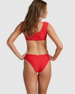 Promo ⭐ Billabong Lovedays Bondi 👙 Bikini Bottoms - Steph Claire Smith FIESTA RED 😀 -Color of the season Shop abjx400366 billabongw ftr frt1 1