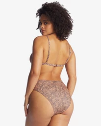 Discount 🤩 Billabong Hidden Shore High Maui High-Waisted 👙 Bikini Bottoms TOFFEE 🎉