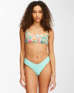 Best Sale 🥰 Billabong Sweet Tropics Reversible Fiji Cheeky 👙 Bikini Bottoms MULTI ⭐ -Color of the season Shop abjx400430 billabongw mul frt1 1