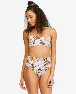 Flash Sale 👏 Billabong Postcards From Paradise High Retro Reversible High-Waisted 👙 Bikini Bottoms MULTI ✔️ -Color of the season Shop abjx400436 billabongw mul frt1 1