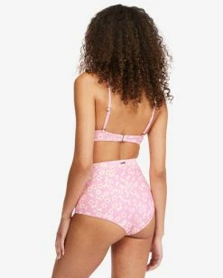 Best reviews of 🎉 Billabong Daisy Craze Avalon High-Waisted 👙 Bikini Bottoms PINK LADY 🔥 -Color of the season Shop abjx400441 billabongw mee0 bck1 1