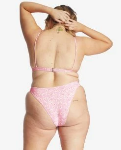 Outlet 🛒 Billabong Daisy Craze Havana Cheeky 👙 Bikini Bottoms PINK LADY ⌛ -Color of the season Shop abjx400442 billabongw mee0 btm1 1