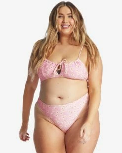 Outlet 🛒 Billabong Daisy Craze Havana Cheeky 👙 Bikini Bottoms PINK LADY ⌛ -Color of the season Shop abjx400442 billabongw mee0 btm2 1