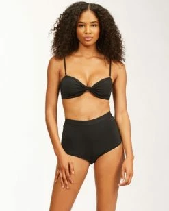 Buy 🎉 Billabong Sol Searcher Avalon 👙 Bikini Bottoms BLACK PEBBLE 🧨 -Color of the season Shop abjx400479 billabongw bpb frt1 1