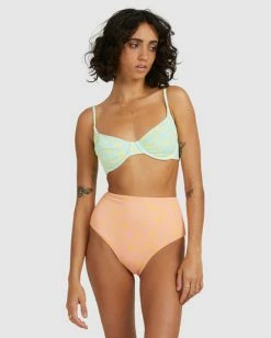 Brand new 🔥 Billabong Hot Tropics Hi Retro 👙 Bikini Bottoms MELON FADE ❤️ -Color of the season Shop abjx400506 billabongw mfd frt2 1