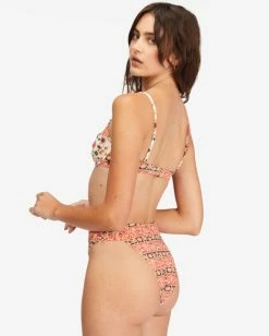 Wholesale 😀 Billabong Swept Away Havana Reversible 👙 Bikini Bottoms MULTI 🌟 -Color of the season Shop abjx400601 billabongw mul bck1 1