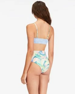 Cheapest ❤️ Billabong Rides And Tides High Retro Reversible 👙 Bikini Bottoms MULTI ⭐ -Color of the season Shop abjx400603 billabongw mul bck1 1