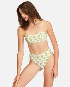 Flash Sale 🔥 Billabong Daisy Chain High Maya 👙 Bikini Bottoms SALT CRYSTAL 🔔 -Color of the season Shop abjx400610 billabongw scs frt1 1
