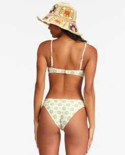 Buy 🌟 Billabong Daisy Chain Tropic 👙 Bikini Bottoms SALT CRYSTAL 👏 -Color of the season Shop abjx400611 billabongw scs bck1 1