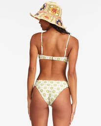 Buy ๐ Billabong Daisy Chain Tropic ๐ Bikini Bottoms SALT CRYSTAL ๐