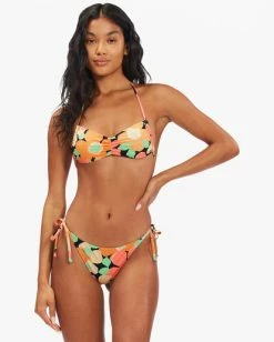 Cheap 😉 Billabong Pretty Daze Tanga Reversible Tie-Side 👙 Bikini Bottoms MULTI 🥰 -Color of the season Shop abjx400617 billabongw mul frt1 1