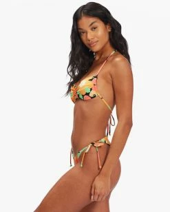 Cheap 😉 Billabong Pretty Daze Tanga Reversible Tie-Side 👙 Bikini Bottoms MULTI 🥰 -Color of the season Shop abjx400617 billabongw mul sd1 1