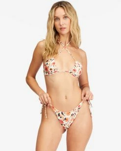Brand new 🌟 Billabong Swept Away Tie-Side Tanga 👙 Bikini Bottoms MULTI 😀 -Color of the season Shop abjx400657 billabongw mul dtl3 1