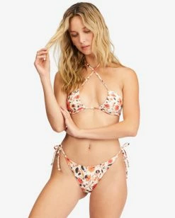 Brand new 🌟 Billabong Swept Away Tie-Side Tanga 👙 Bikini Bottoms MULTI 😀 -Color of the season Shop abjx400657 billabongw mul frt1 1