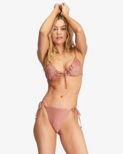 Promo 🎁 Billabong Starry Eyes Side-Tie Havana 👙 Bikini Bottoms SWEET CHOCOLATE 👍 -Color of the season Shop abjx400670 billabongw cnn0 frt1 1