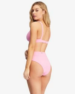 Hot Sale 😀 Billabong In The Loop Rise 👙 Bikini Bottoms PINK SKIES 🎁 -Color of the season Shop abjx400679 billabongw mfr0 bck1 1