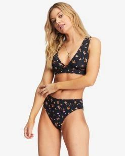 Best Sale 👍 Billabong Magic Hour Reversible High-Rise Maui Rider 👙 Bikini Bottoms MULTI 😀 -Color of the season Shop abjx400682 billabongw mul frt2 1