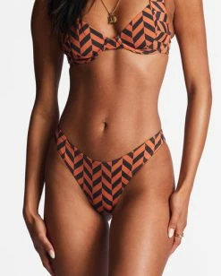Buy 👏 Billabong Cross Step Hike 👙 Bikini Bottoms BRICK ❤️ -Color of the season Shop abjx400713 billabongw brk dtl1 1