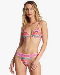 Promo 👏 Billabong Baja Rising Lowrider 👙 Bikini Bottoms BRIGHT POPPY ⭐ -Color of the season Shop abjx400719 billabongw rne0 bck1 1