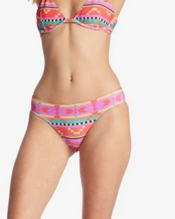 Promo 👏 Billabong Baja Rising Lowrider 👙 Bikini Bottoms BRIGHT POPPY ⭐ -Color of the season Shop abjx400719 billabongw rne0 dtl1 1