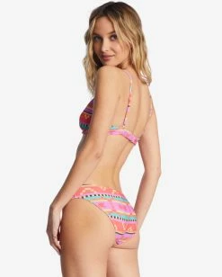Promo 👏 Billabong Baja Rising Lowrider 👙 Bikini Bottoms BRIGHT POPPY ⭐ -Color of the season Shop abjx400719 billabongw rne0 frt1 1