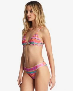 Promo 👏 Billabong Baja Rising Lowrider 👙 Bikini Bottoms BRIGHT POPPY ⭐ -Color of the season Shop abjx400719 billabongw rne0 sd1 1