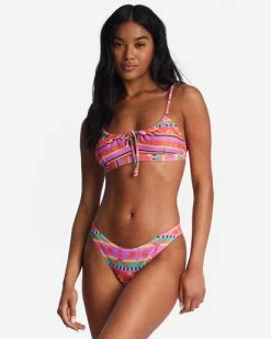 Flash Sale 🔥 Billabong Baja Rising Hike 👙 Bikini Bottoms BRIGHT POPPY 🌟 -Color of the season Shop abjx400721 billabongw rne0 bck1 1