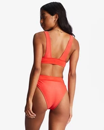 Best reviews of ✨ Billabong Lined Up Rise 👙 Bikini Bottoms BRIGHT POPPY 🎉