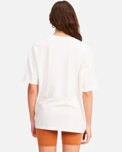Best deal 👏 Billabong Wild Mountain Oversized Graphic T-Shirt SALT CRYSTAL 🥰 -Color of the season Shop abjzt00428 billabongw scs bck1 1