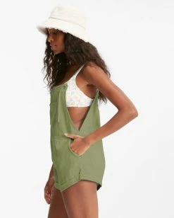 Outlet ❤️ Billabong Wild Pursuit Romper SUNSET GOLD 🔔 -Color of the season Shop j204tbwi billabongw avo sd2 1