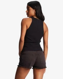 Coupon 😍 Billabong Drift Away Frayed Shorts BLACK 🌟 -Color of the season Shop j250ubdr billabongw blk bck1 1