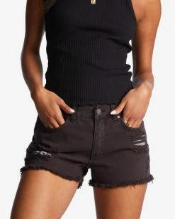 Coupon 😍 Billabong Drift Away Frayed Shorts BLACK 🌟 -Color of the season Shop j250ubdr billabongw blk dtl1 1