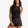 Coupon 😍 Billabong Drift Away Frayed Shorts BLACK 🌟 -Color of the season Shop j250ubdr billabongw blk frt1