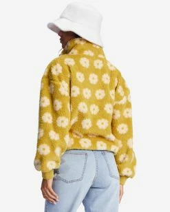 Flash Sale 🛒 Billabong Time Off Half-Zip Fleece Pullover DESERT CLAY 🎁 -Color of the season Shop j6413bti billabongw ylf0 bck1 1
