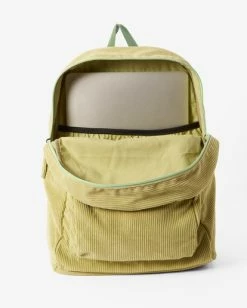 Buy ✔️ Billabong Schools Out Corduroy 🎒 Backpack AGAVE 👏 -Color of the season Shop jabkvbsc billabongp aga dtl1 1