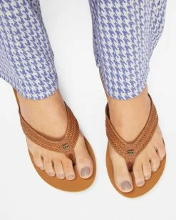 Cheap 🎉 Billabong Kai Braided 🩴 Sandals WHITE CAP 🎁 -Color of the season Shop jfotvbka billabongw ddz dtl1 1